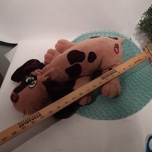 Stuffed plush animal dog